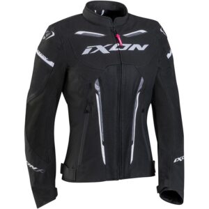 BLOUSON FEMME IXON LADY STRIKER AIR NOIR ANTHRACITE BLANC