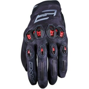 Gants été Five Stunt Evo 2 Camo Black / Red