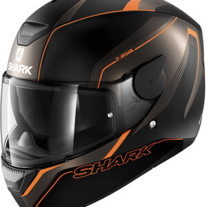 Casque SHARK D-Skwal Rakken Mat Noir Anthracite-Orange