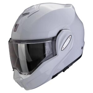 Casque Scorpion Exo Tech Evo pro solid GRIS CLAIR