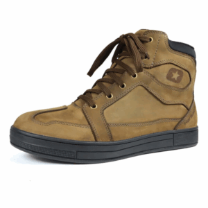 BASKETS Moto HARISSON BRANCO brown / 
Noir