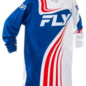 Maillot enfant FLY RACING F-16 – rouge/blanc/bleu