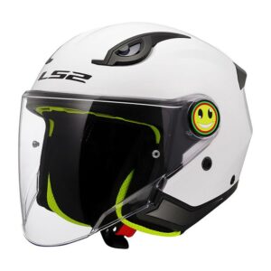 LS2 Casque enfant OF622 Funny II Solid Blanc brillant