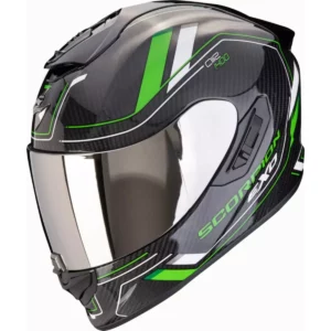 Casque SCORPION EXO-1400 EVO II CARBON AIR MIRAGE NOIR VERT