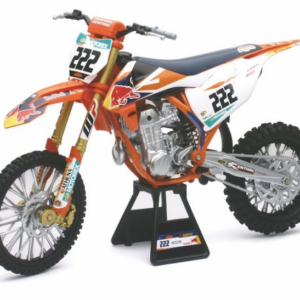 NEW RAY Maquette moto 1/6 KTM 450 SX-F Red Bull A. Cairoli Orange / Bleu / Blanc / Or