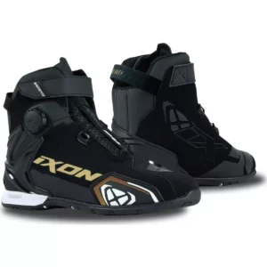 Baskets Femme Ixon Bull 2 WP Lady Noir Blanc Or