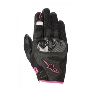 Gants Femme Alpinestars STELLA SMX-1 AIR V2 Noir / Rose