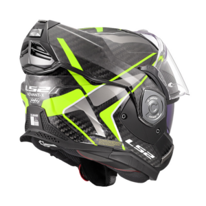 LS2 Casque FF901 Advant X Carbon Future II Carbone Jaune fluo Brillant
