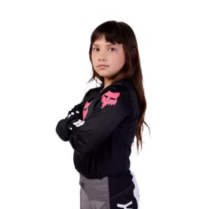 Maillot cross Fox ENFANTS GIRLS 180 Blackout Noir / Rose