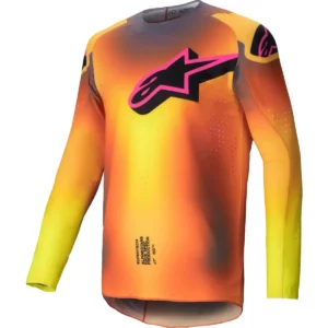 MAILLOT CROSS ALPINESTARS SUPERTECH LIPAN JAUNE ROSE