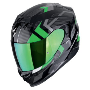 CASQUE SCORPION EXO-520 EVO AIR SENSUS NOIR VERT