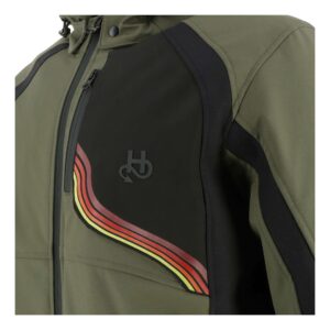 BLOUSON TEXTILE HELSTONS JUMP KAKI/NOIR