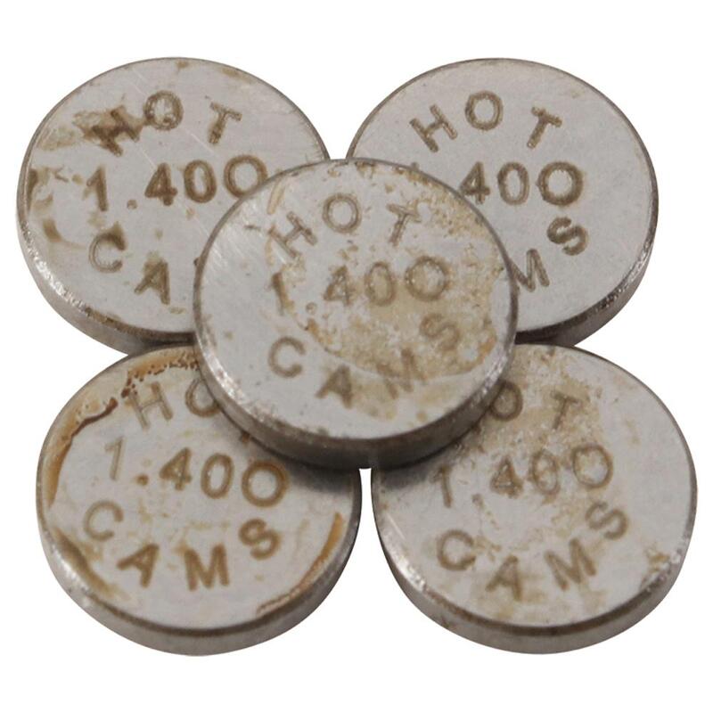 Pastilles de soupape HOT CAMS Ø7,48×1,40mm – jeu de 5