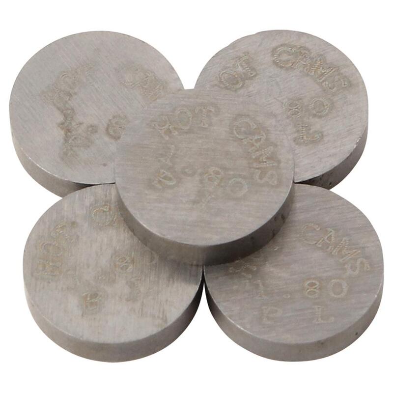 Pastilles de soupape HOT CAMS Ø7,48×1,80mm – jeu de 5