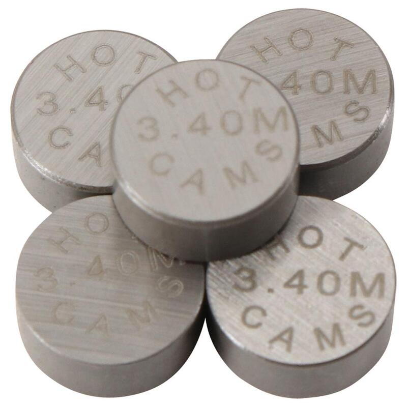 Pastilles de soupape HOT CAMS Ø7,48×3,40mm – jeu de 5