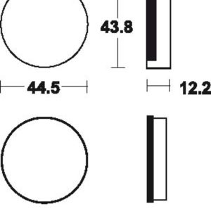 Plaquettes de frein TECNIUM route organique – MA16