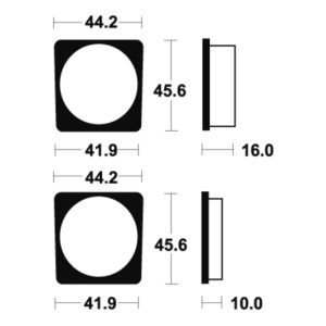 Plaquettes de frein TECNIUM route organique – MA22