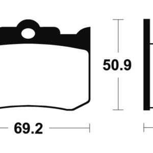 Plaquettes de frein TECNIUM Performance métal fritté – MF178