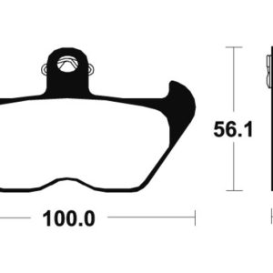 Plaquettes de frein TECNIUM Performance métal fritté – MF203
