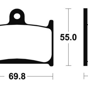 Plaquettes de frein TECNIUM Performance métal fritté – MF214