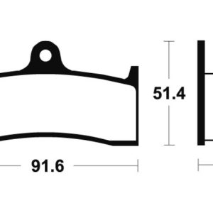 Plaquettes de frein TECNIUM Performance métal fritté – MF229