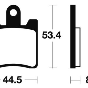 Plaquettes de frein TECNIUM Performance métal fritté – MF240