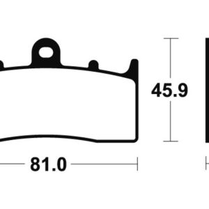 Plaquettes de frein TECNIUM Performance métal fritté – MF278