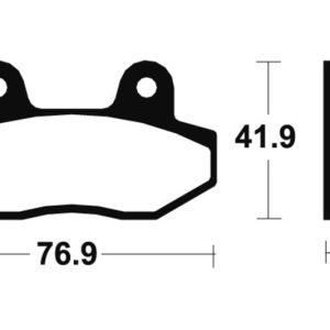 Plaquettes de frein TECNIUM Performance métal fritté – MF314