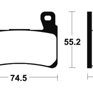 Plaquettes de frein TECNIUM Performance métal fritté – MF360