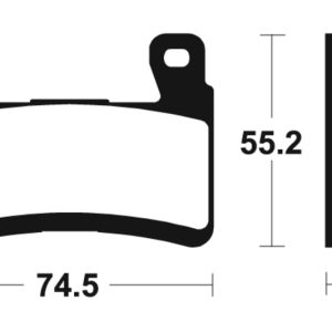 Plaquettes de frein TECNIUM Performance métal fritté – MF394