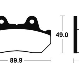 Plaquettes de frein TECNIUM Performance métal fritté – MF42