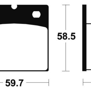 Plaquettes de frein TECNIUM Performance métal fritté – MF54
