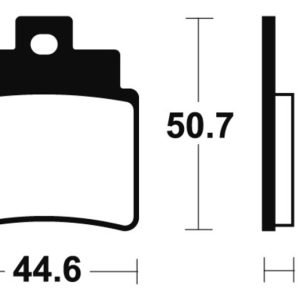 Plaquettes de frein TECNIUM MX/Quad métal fritté – MO275