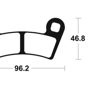 Plaquettes de frein TECNIUM MX/Quad métal fritté – MO398