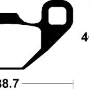 Plaquettes de frein TECNIUM MX/Quad métal fritté – MO406
