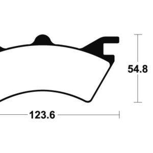 Plaquettes de frein TECNIUM MX/Quad métal fritté – MOA257