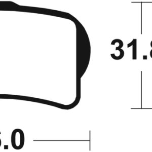 Plaquettes de frein TECNIUM Racing MX/Quad métal fritté – MOR439