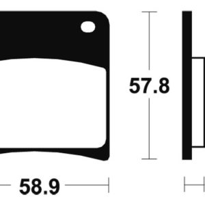 Plaquettes de frein TECNIUM Performance métal fritté – MR120