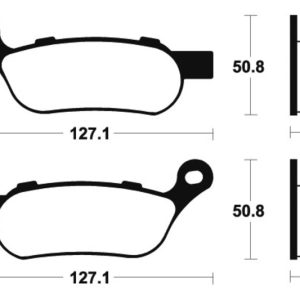 Plaquettes de frein TECNIUM Performance métal fritté – MR354