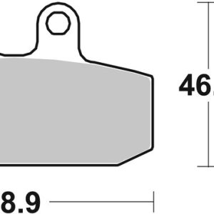 Plaquettes de frein BREMBO Scooter métal fritté – 07006XS