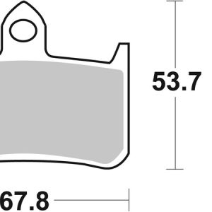Plaquettes de frein BREMBO carbone céramique – 07HO28RC