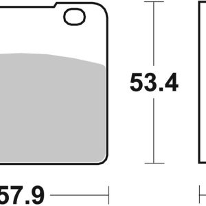 Plaquettes de frein BREMBO route métal fritté – 07SU06SP