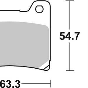 Plaquettes de frein BREMBO route métal fritté – 07YA11SP