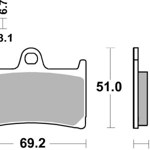 Plaquettes de frein BREMBO route métal fritté – 07YA23LA