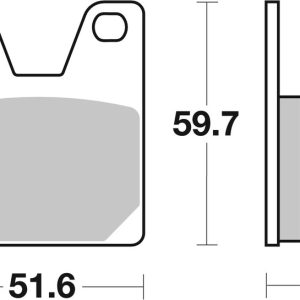 Plaquettes de frein BREMBO route métal fritté – 07YA38SP