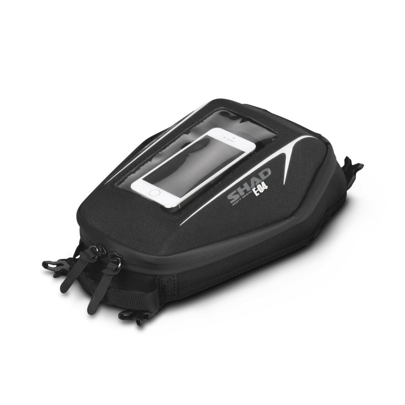 Sacoche de réservoir SHAD E04 Sport semi-rigide noir 3L