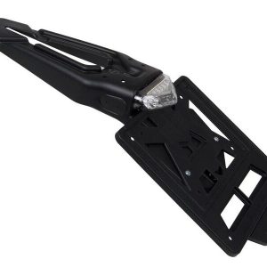 Support de plaque d&rsquo;immatriculation 60° RACETECH avec lumière LED