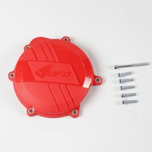Protège carter embrayage UFO rouge Honda CRF250R