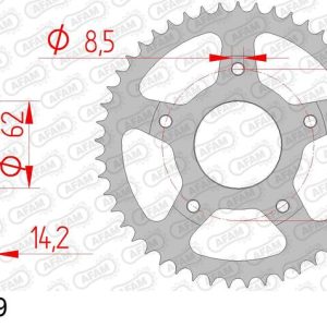 Couronne AFAM acier standard – 428