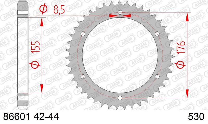 Couronne AFAM acier standard – 530